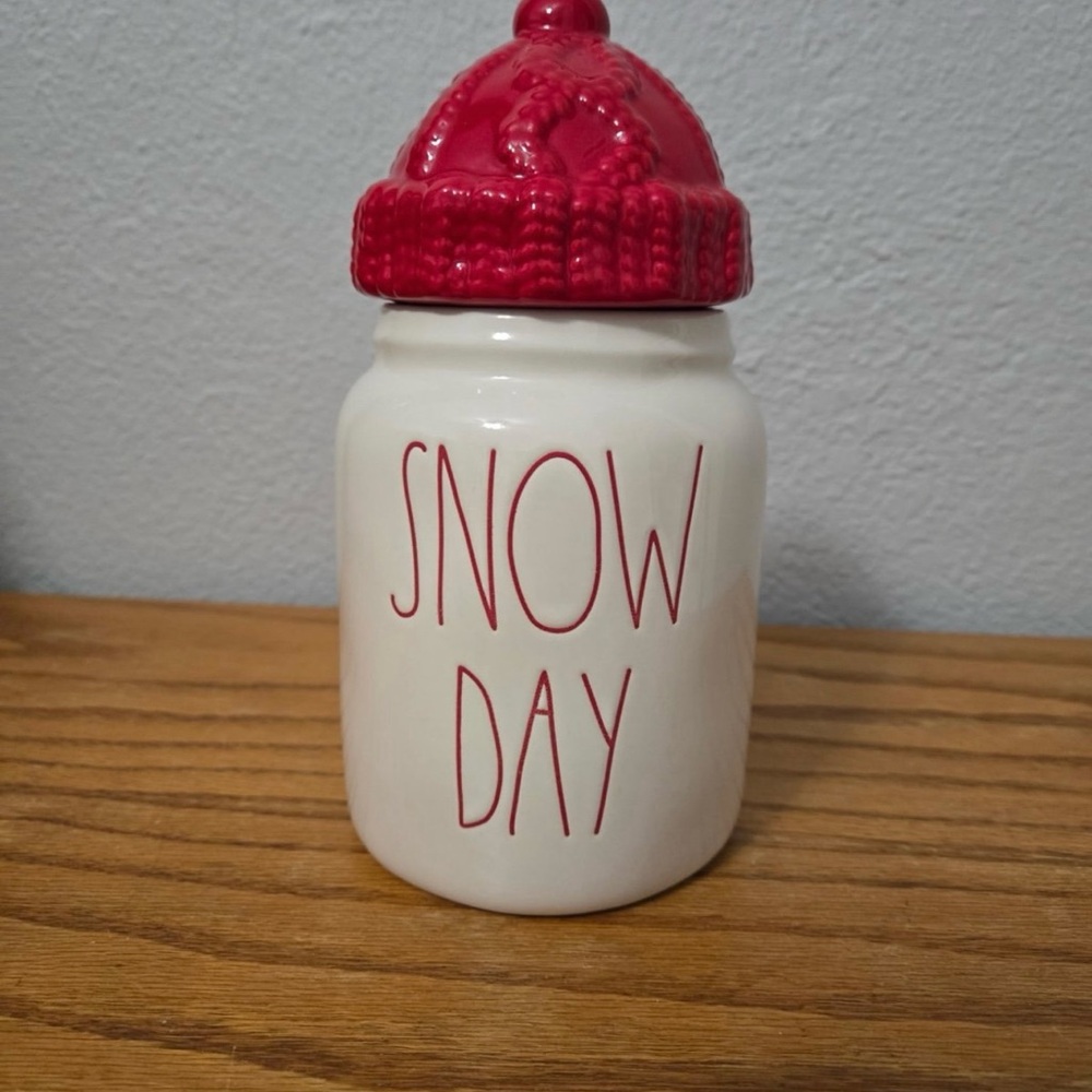 Rae Dunn Snow Day Canister
